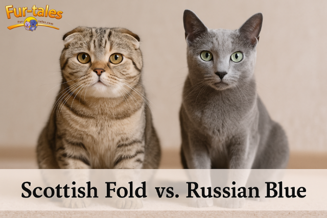Scottish Fold vs. Russian Blue: Calm Companions for Cozy Homes